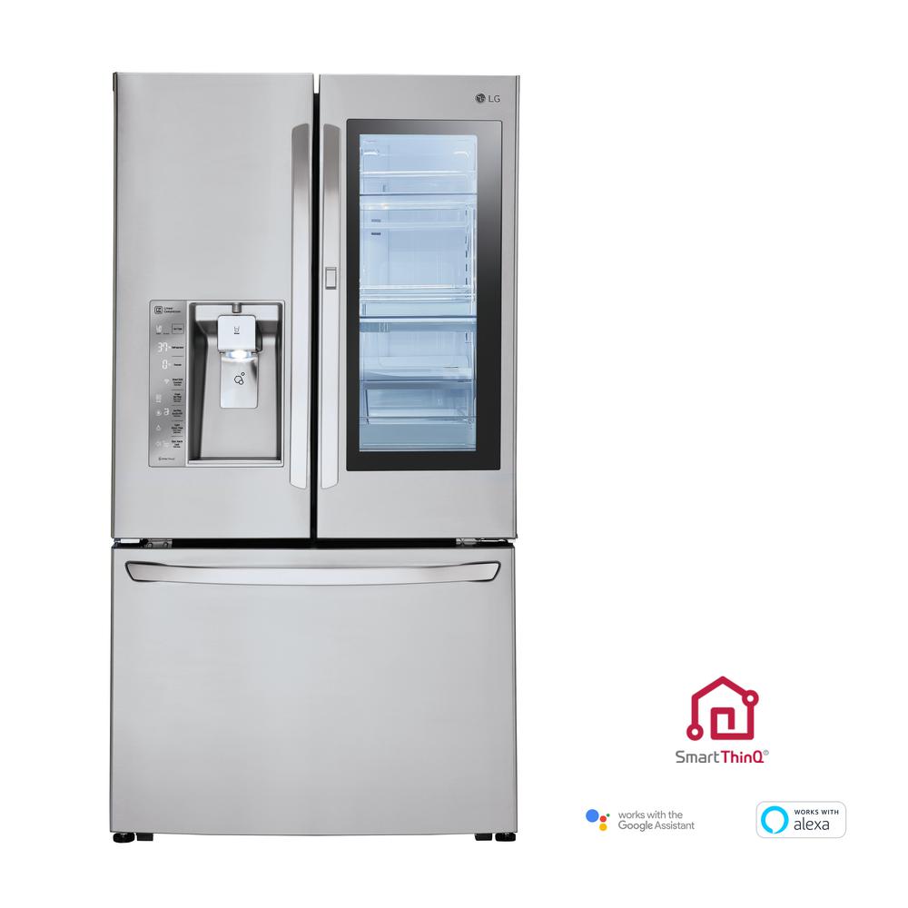 LG LFXC24796S 24 cu. ft. 3Door French Door Smart Refrigerator with